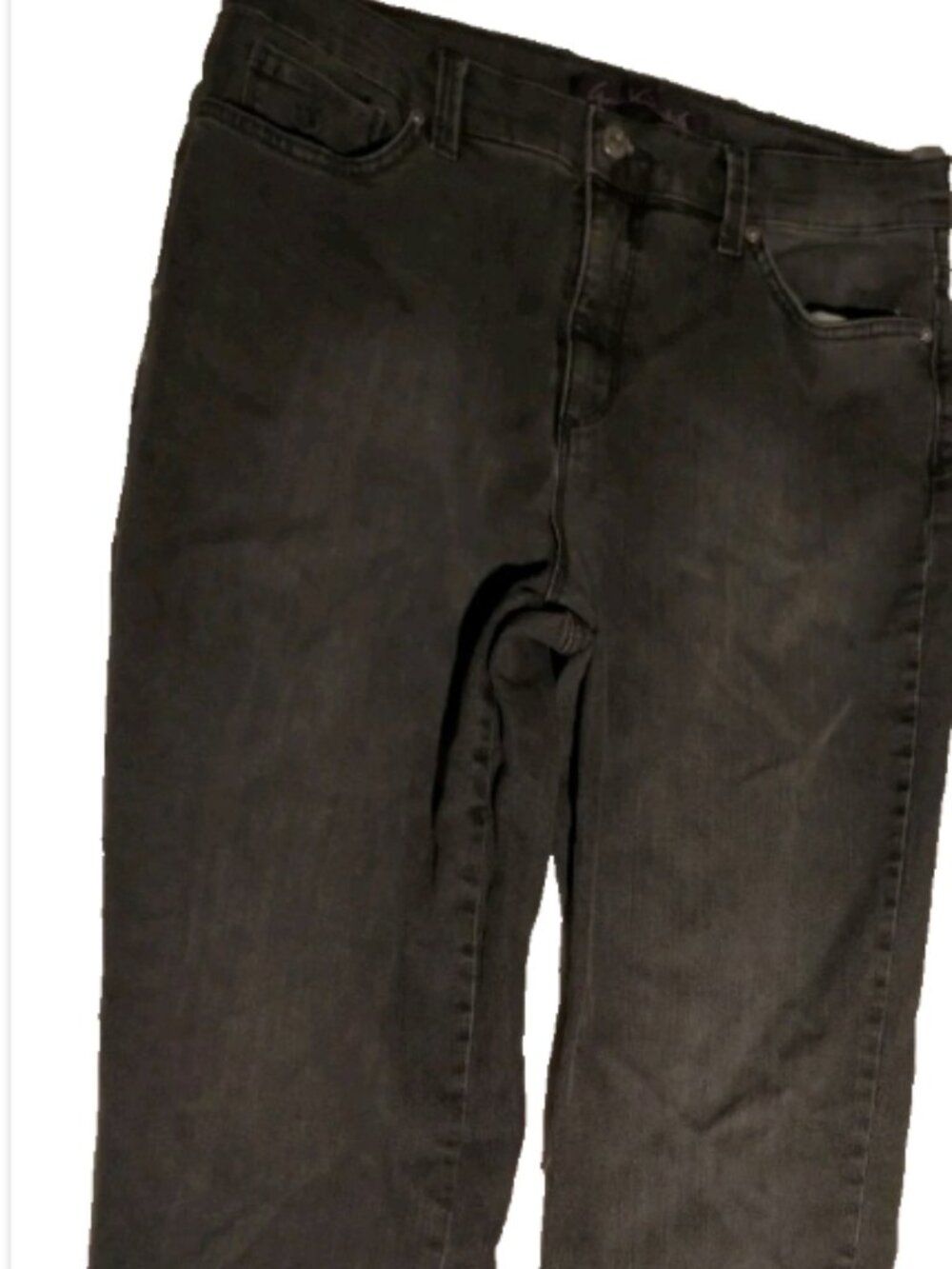 gloria vanderbilt  amanda jeans Gray Size 12